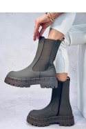 Sztyblety wysokie FAIME KAKI - Inello