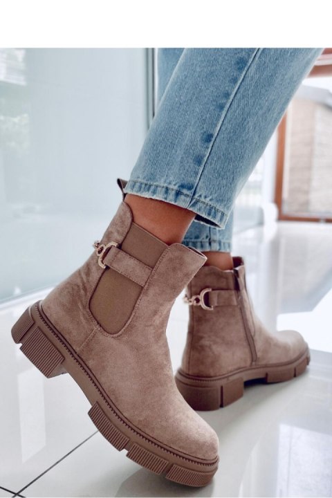 Sztyblety damskie CHANCE KHAKI - Inello Sztyblety damskie CHANCE KHAKI - Inello