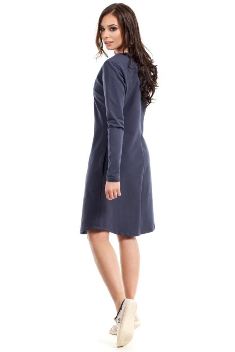 Sukienka Model B017 Blue - BeWear Sukienka Model B017 Blue - BeWear