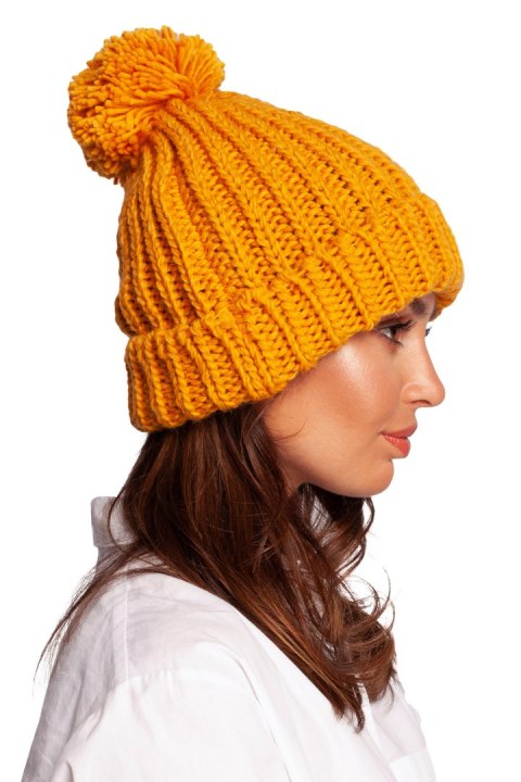 Czapka Model BK101 Honey - BE Knit Czapka Model BK101 Honey - BE Knit