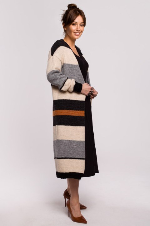 Sweter Kardigan Model BK055 Model 3 - BE Knit Sweter Kardigan Model BK055 Model 3 - BE Knit