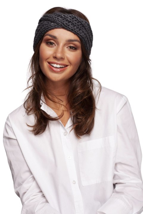 Opaska Model BK096 Grafit - BE Knit Opaska Model BK096 Grafit - BE Knit