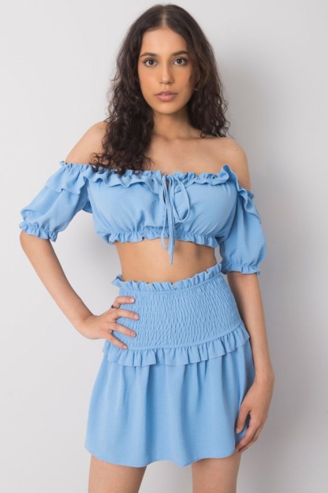 Bluzka model TW-TP-BI-26718.46 Blue - Och Bella Bluzka model TW-TP-BI-26718.46 Blue - Och Bella