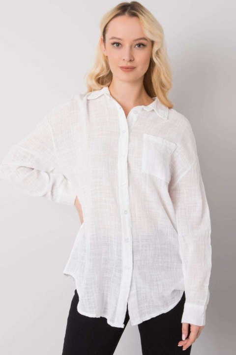 Koszula Damska Model TW-KS-BI-26698.50 White - Och Bella Koszula Damska Model TW-KS-BI-26698.50 White - Och Bella