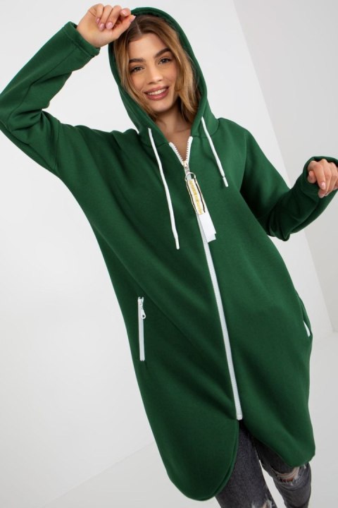 Bluza Damska Model RV-BL-4742.20P Dark Green - Relevance Bluza Damska Model RV-BL-4742.20P Dark Green - Relevance