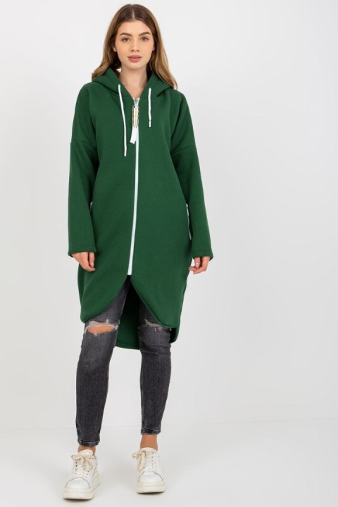 Bluza Damska Model RV-BL-4742.20P Dark Green - Relevance Bluza Damska Model RV-BL-4742.20P Dark Green - Relevance