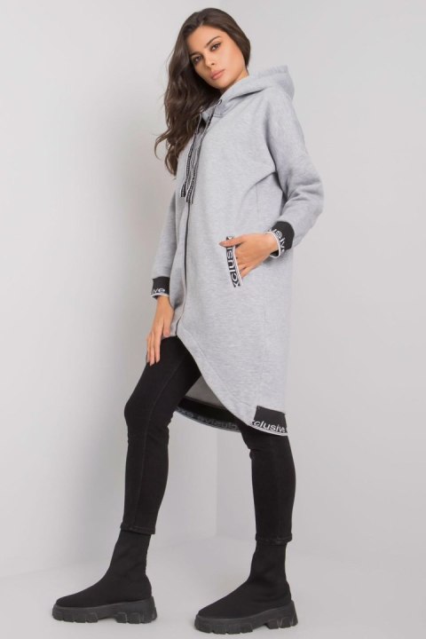 Bluza Damska Model RV-BL-6832.10 Grey - Relevance Bluza Damska Model RV-BL-6832.10 Grey - Relevance