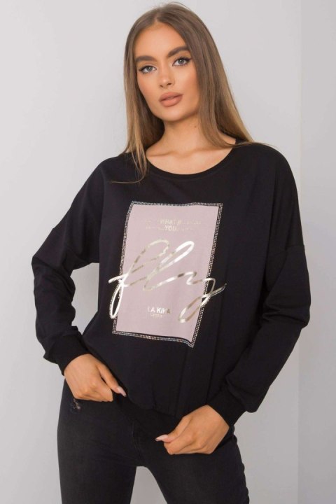 Bluza Damska Model RV-BL-7069.04P Black - Relevance Bluza Damska Model RV-BL-7069.04P Black - Relevance
