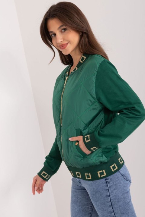 Bluza Damska Model RV-BL-8224.22 Dark Green - Relevance Bluza Damska Model RV-BL-8224.22 Dark Green - Relevance