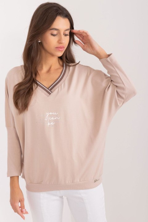Bluzka Model RV-BZ-9509.82 Beige - Relevance Bluzka Model RV-BZ-9509.82 Beige - Relevance
