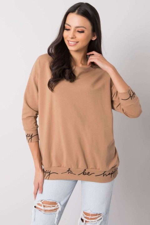 Bluza Damska Model RV-BL-5978.06P Camel - Relevance Bluza Damska Model RV-BL-5978.06P Camel - Relevance