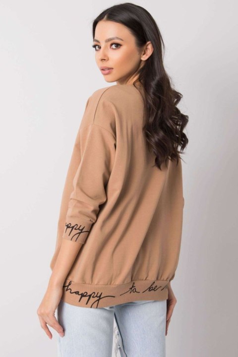 Bluza Damska Model RV-BL-5978.06P Camel - Relevance Bluza Damska Model RV-BL-5978.06P Camel - Relevance