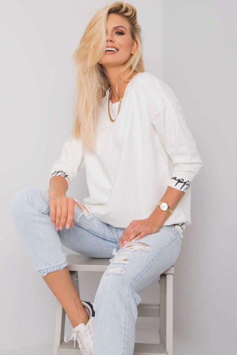 Bluza Damska Model RV-BL-5978.06P Ecru - Relevance Bluza Damska Model RV-BL-5978.06P Ecru - Relevance