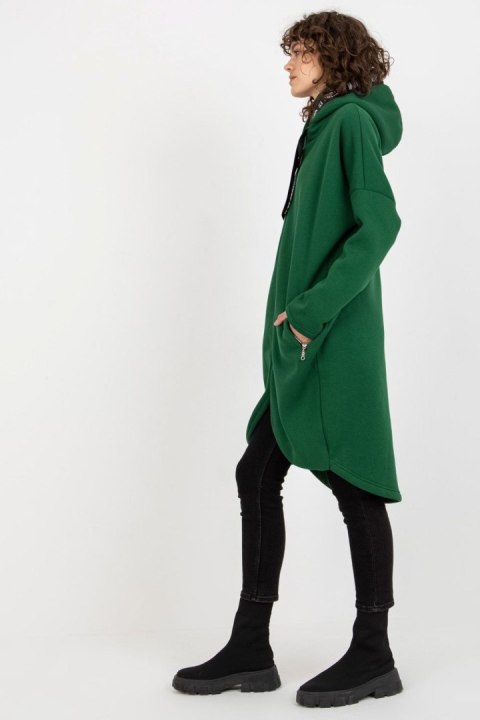 Bluza Damska Model RV-BL-6683.00P Dark Green - Relevance Bluza Damska Model RV-BL-6683.00P Dark Green - Relevance