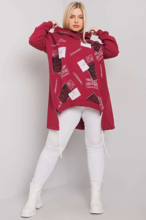 Bluza Damska Model RV-BL-7217.79P Bordo - Relevance Bluza Damska Model RV-BL-7217.79P Bordo - Relevance