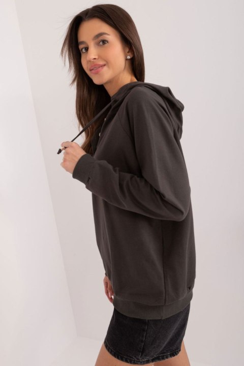 Bluza Damska Model RV-BL-8200.36 Dark Khaki - Relevance Bluza Damska Model RV-BL-8200.36 Dark Khaki - Relevance