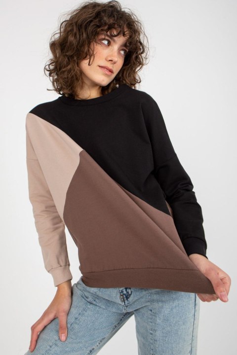 Bluza Damska Model RV-BL-8463.41P Black - Relevance Bluza Damska Model RV-BL-8463.41P Black - Relevance