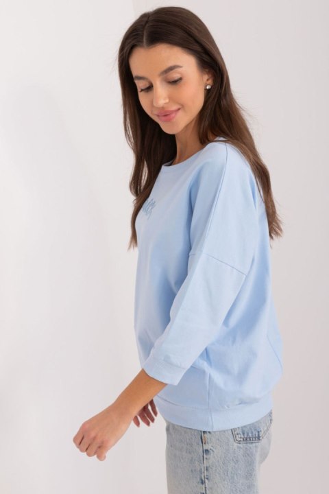 Bluza Damska Model RV-BZ-9519.22 Light Blue - Relevance Bluza Damska Model RV-BZ-9519.22 Light Blue - Relevance