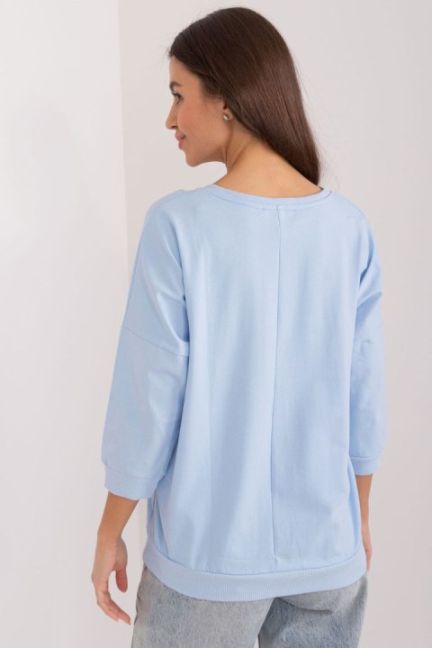 Bluza Damska Model RV-BZ-9519.22 Light Blue - Relevance Bluza Damska Model RV-BZ-9519.22 Light Blue - Relevance