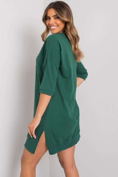 Sukienka Model RV-SK-6273.47P Dark Green - Relevance Sukienka Model RV-SK-6273.47P Dark Green - Relevance
