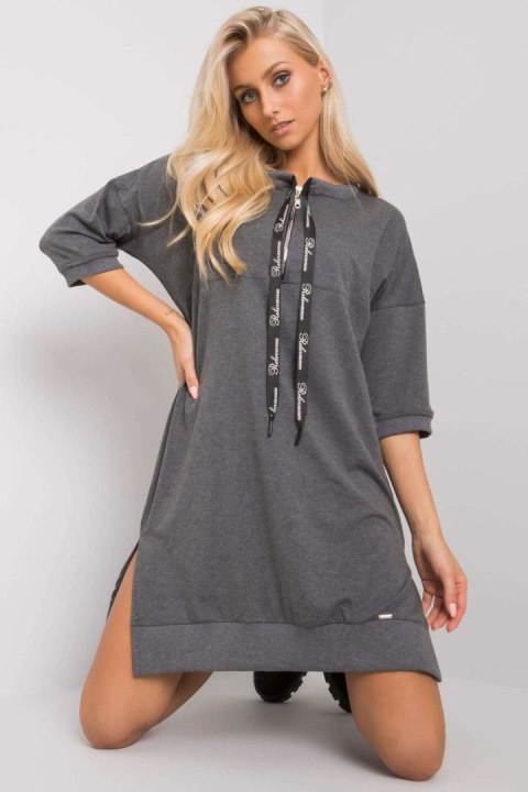Sukienka Model RV-SK-6273.47P Dark Grey - Relevance Sukienka Model RV-SK-6273.47P Dark Grey - Relevance