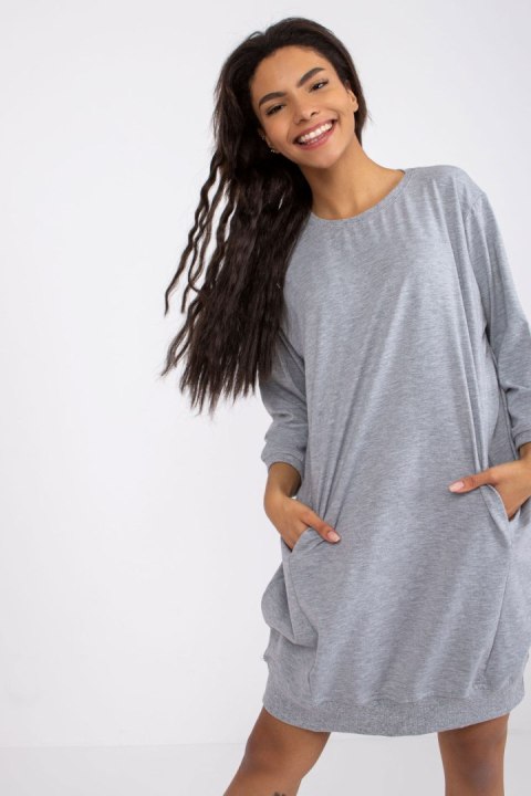Sukienka Model RV-SK-6839.95 Grey - Relevance Sukienka Model RV-SK-6839.95 Grey - Relevance
