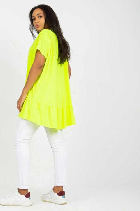 Tunika Model RV-TU-7855.29 Fluo Yellow - Relevance Tunika Model RV-TU-7855.29 Fluo Yellow - Relevance