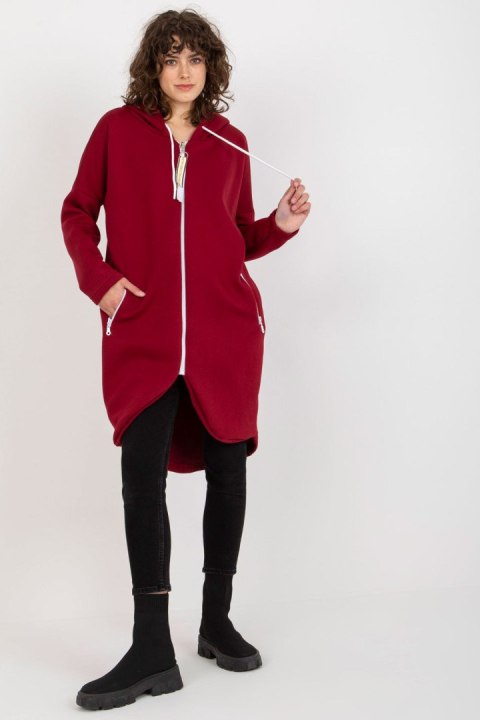 Bluza Damska Model RV-BL-4742.20P Bordo - Relevance Bluza Damska Model RV-BL-4742.20P Bordo - Relevance