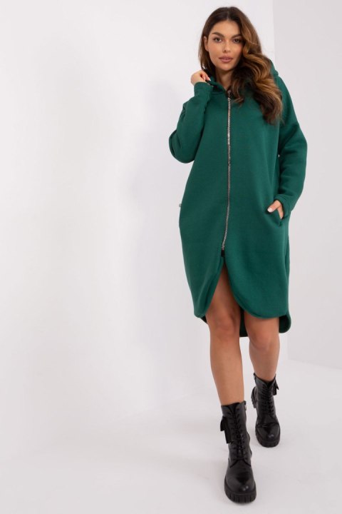 Bluza Damska Model RV-BL-4858-2.97P Dark Green - Relevance Bluza Damska Model RV-BL-4858-2.97P Dark Green - Relevance