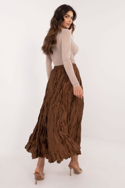 Spódnica Model DHJ-SD-19990.18X Brown - Italy Moda Spódnica Model DHJ-SD-19990.18X Brown - Italy Moda
