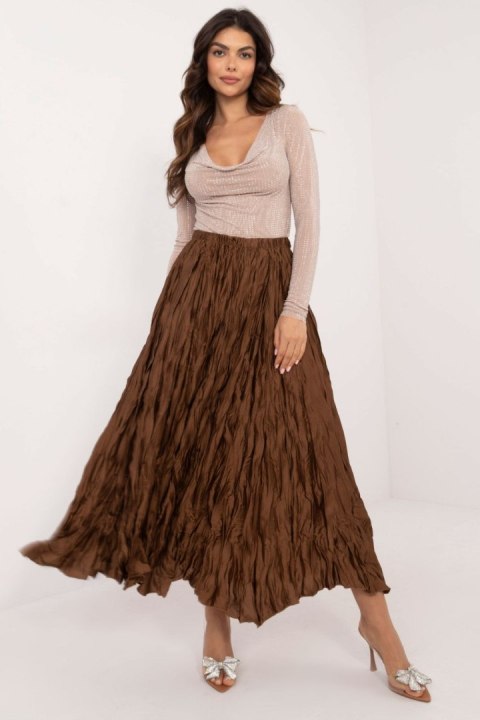 Spódnica Model DHJ-SD-19990.18X Brown - Italy Moda Spódnica Model DHJ-SD-19990.18X Brown - Italy Moda