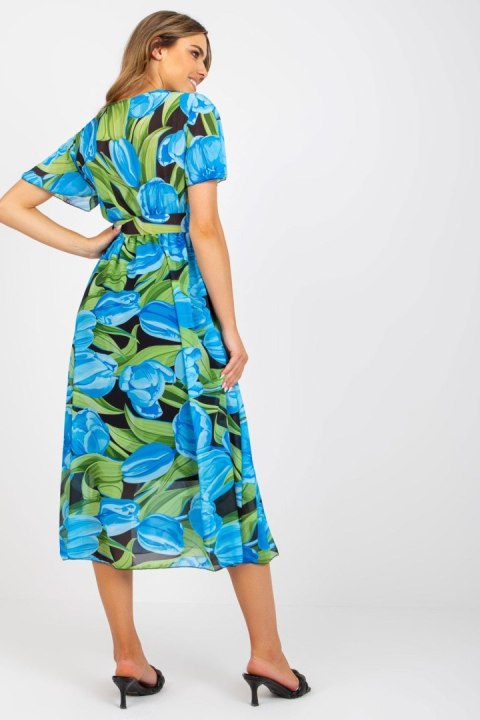 Sukienka Model DHJ-SK-15967.54P Black/Blue - Italy Moda Sukienka Model DHJ-SK-15967.54P Black/Blue - Italy Moda