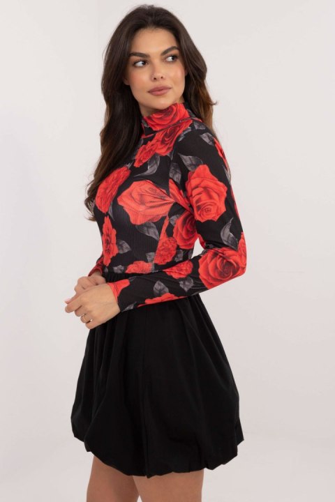Sukienka Model DHJ-SK-19959.35 Black/Red - Italy Moda Sukienka Model DHJ-SK-19959.35 Black/Red - Italy Moda