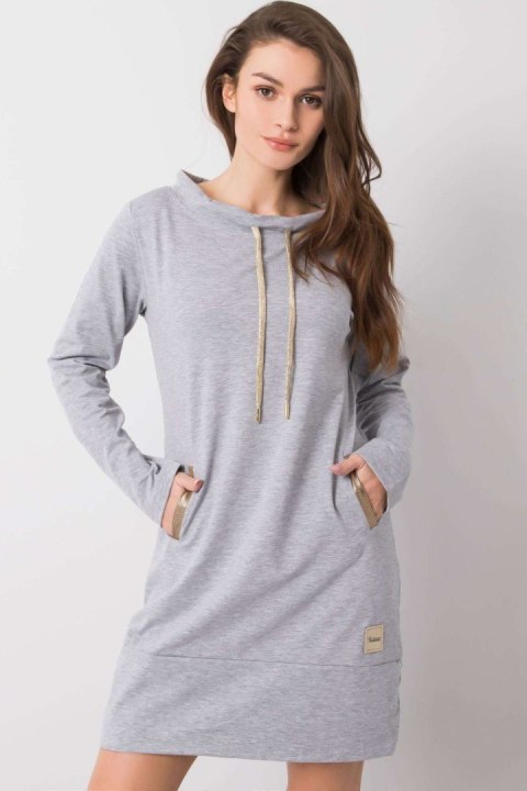 Sukienka Model RV-SK-6067.15X Grey - Relevance Sukienka Model RV-SK-6067.15X Grey - Relevance
