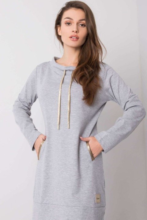 Sukienka Model RV-SK-6067.15X Grey - Relevance Sukienka Model RV-SK-6067.15X Grey - Relevance