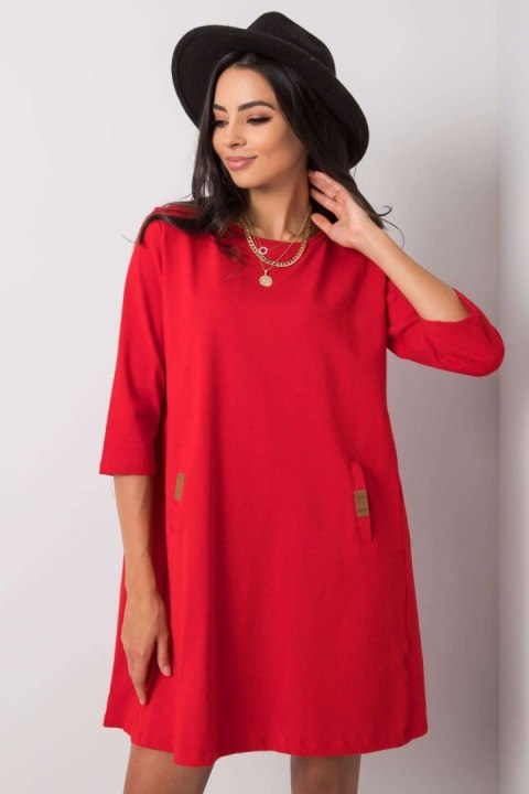 Sukienka Model RV-SK-6274.36P Red - Relevance Sukienka Model RV-SK-6274.36P Red - Relevance