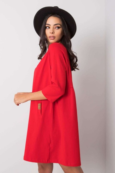 Sukienka Model RV-SK-6274.36P Red - Relevance Sukienka Model RV-SK-6274.36P Red - Relevance