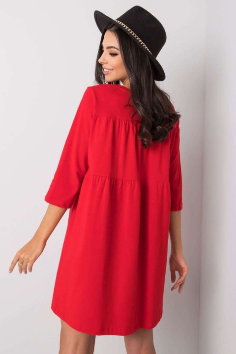 Sukienka Model RV-SK-6274.36P Red - Relevance Sukienka Model RV-SK-6274.36P Red - Relevance