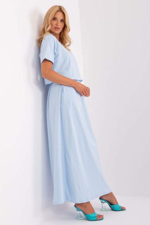 Sukienka Model RV-SK-7851.84 Light Blue - Relevance Sukienka Model RV-SK-7851.84 Light Blue - Relevance