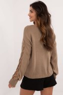 Sweter Damski Model MI-SW-2908.28 Dark Beige - Italy Moda