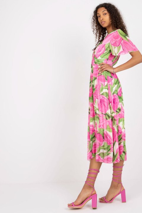 Sukienka Model DHJ-SK-11331-2.32 Pink - Italy Moda Sukienka Model DHJ-SK-11331-2.32 Pink - Italy Moda
