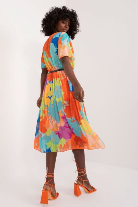 Sukienka Model DHJ-SK-13162-2.96 Orange - Italy Moda Sukienka Model DHJ-SK-13162-2.96 Orange - Italy Moda