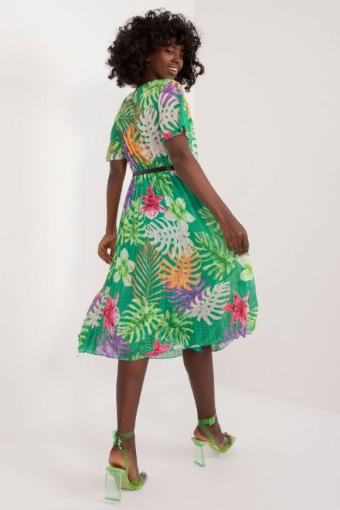 Sukienka Model DHJ-SK-13162-3.90 Green - Italy Moda Sukienka Model DHJ-SK-13162-3.90 Green - Italy Moda