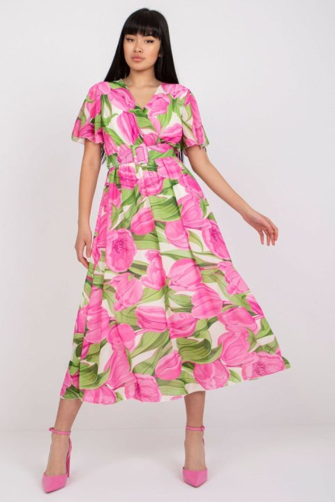 Sukienka Model DHJ-SK-15967.54P Pink - Italy Moda Sukienka Model DHJ-SK-15967.54P Pink - Italy Moda