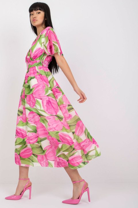 Sukienka Model DHJ-SK-15967.54P Pink - Italy Moda Sukienka Model DHJ-SK-15967.54P Pink - Italy Moda