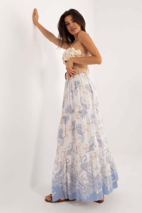 Spódnica Model DHJ-SD-7640.28 Light Blue - Italy Moda Spódnica Model DHJ-SD-7640.28 Light Blue - Italy Moda