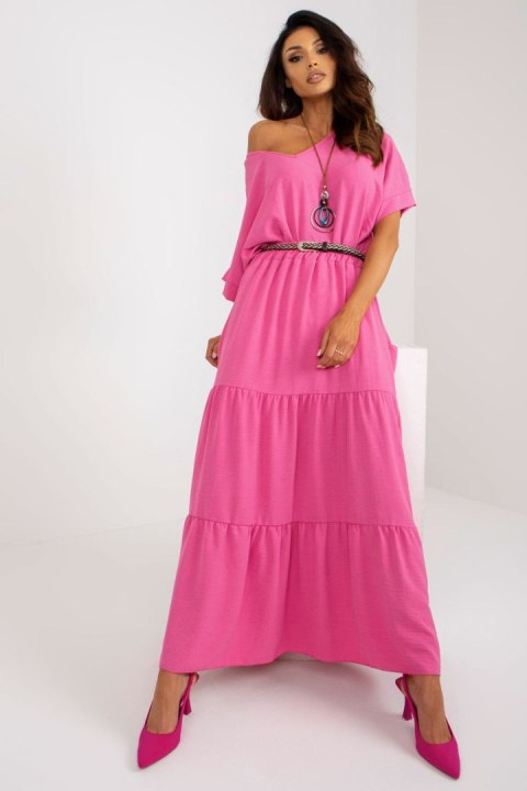 Spódnica Model DHJ-SD-8367.09 Dark Pink - Italy Moda Spódnica Model DHJ-SD-8367.09 Dark Pink - Italy Moda
