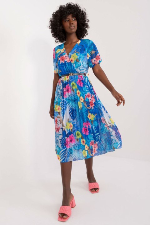 Sukienka Model DHJ-SK-13162-4.32 Dark Blue - Italy Moda Sukienka Model DHJ-SK-13162-4.32 Dark Blue - Italy Moda