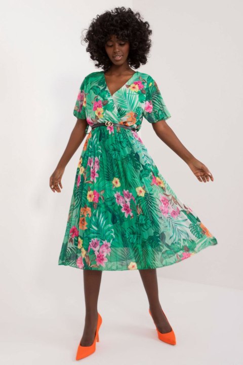 Sukienka Model DHJ-SK-13162-4.32 green - Italy Moda Sukienka Model DHJ-SK-13162-4.32 green - Italy Moda