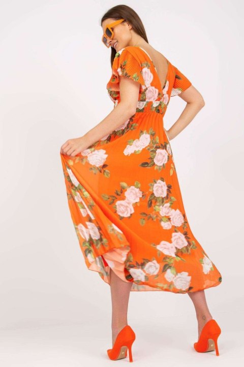 Sukienka Model DHJ-SK-15722.67P Orange - Italy Moda Sukienka Model DHJ-SK-15722.67P Orange - Italy Moda